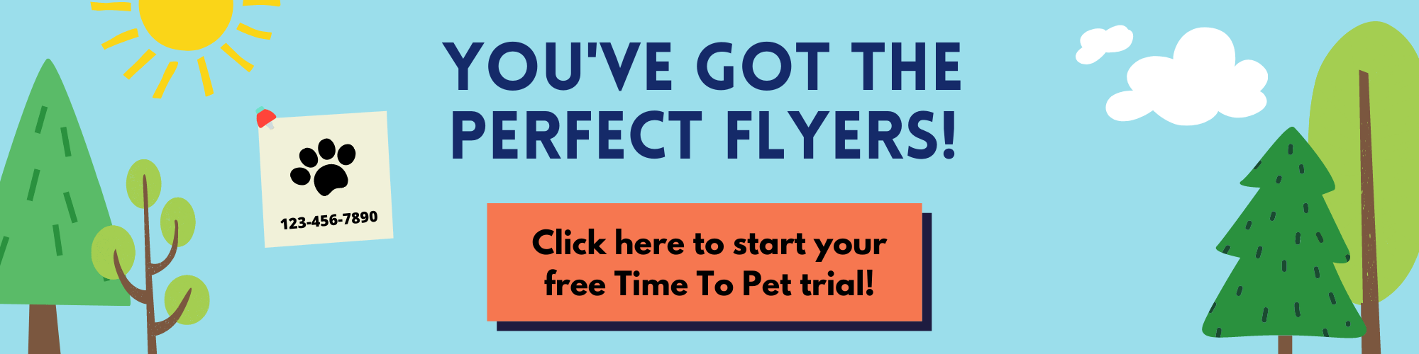 Free-Trial-CTA-pet-sitting-Flyers